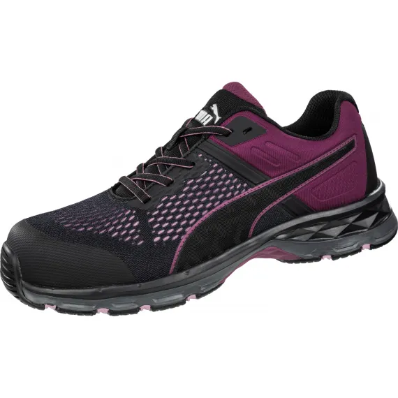 Puma Define Wns Low S1P ESD HRO SRC női munkavédelmi cipő - fekete/pink - 38, Szín: fekete/pink, Méret: 38