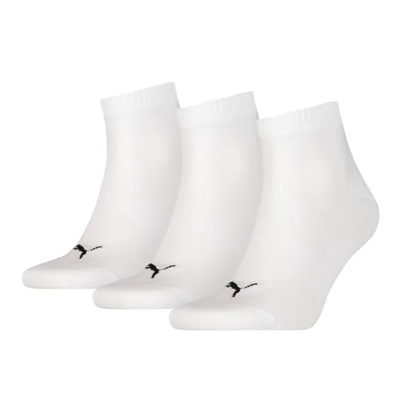 Puma unisex zokni - 3pár/csomag - fehér - 39/42, Szín: fehér, Méret: 39/42