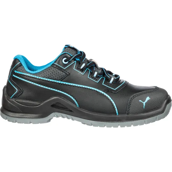 Puma Niobe Blue Wns Low S3 ESD SRC női védőcipő - fekete/világoskék - 39, Szín: fekete/világoskék, Méret: 39