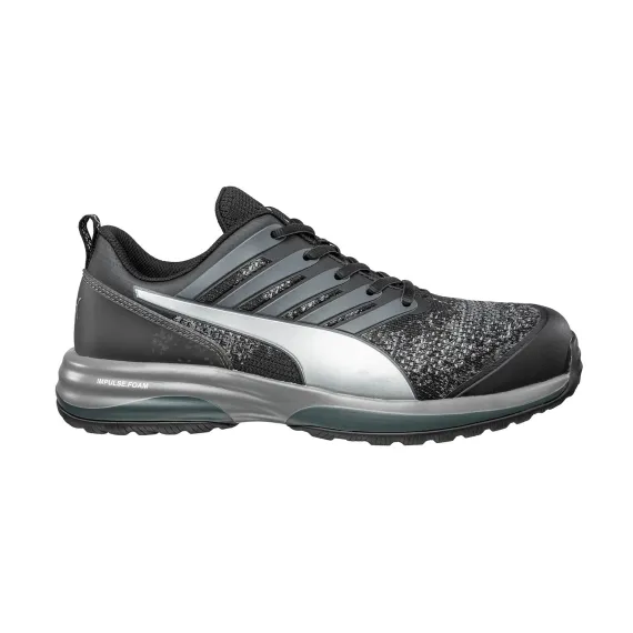 Puma Charge Black Low S1P ESD HRO SRC munkavédelmi cipő - fekete - 37, Szín: fekete, Méret: 37