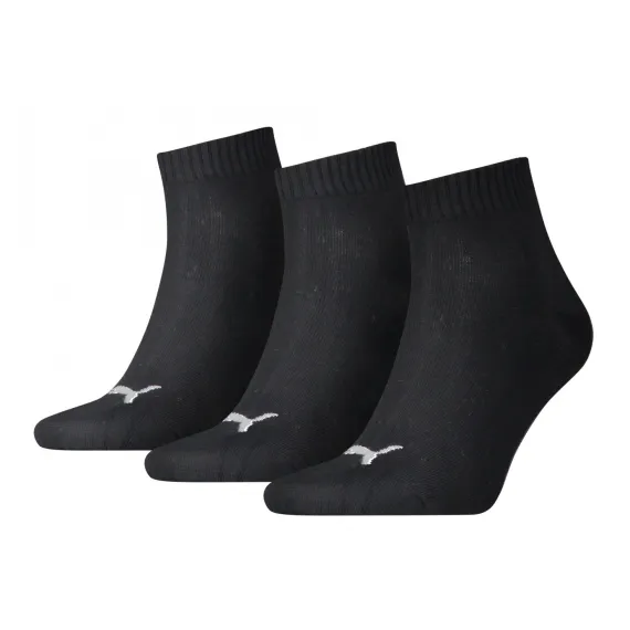 Puma unisex zokni - 3pár/csomag - fekete - 39/42, Szín: fekete, Méret: 39/42
