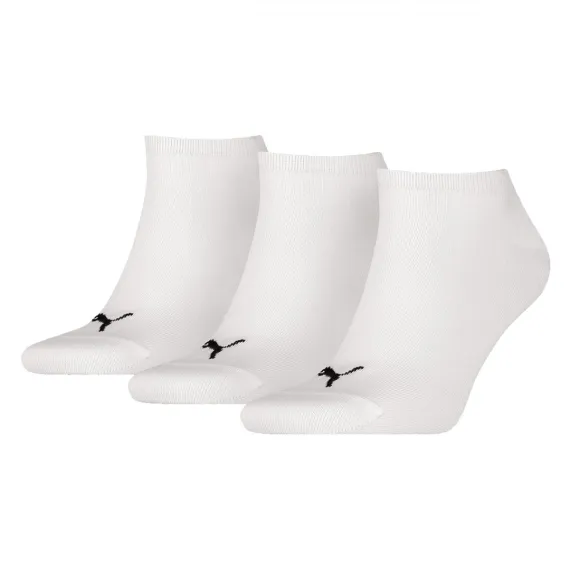 Puma sneaker zokni - 3pár/csomag - fehér - 43/46, Szín: fehér, Méret: 43/46