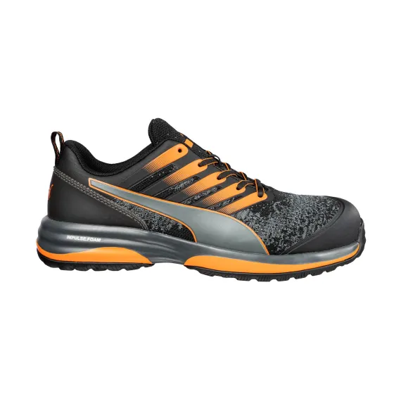 Puma Charge Orange Low S1P ESD HRO SRC munkavédelmi cipő - narancs - 47, Szín: narancs, Méret: 47
