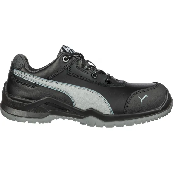 Puma Argon RX Low S3 ESD SRC Védőcipő - fekete/szürke - 49, Szín: fekete/szürke, Méret: 49