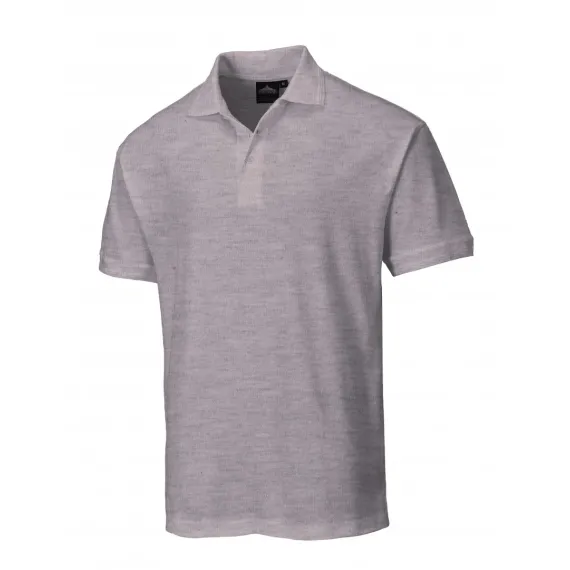 B210 - Nápoly teniszpóló - szürke - 3XL, Szín: szürke, Méret: 3XL
