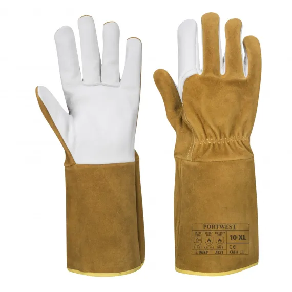 A521 - TIG Ultra hegesztő kesztyű - barna - 11/XXL, Szín: barna, Méret: 11/XXL