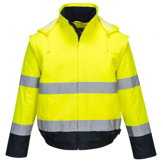 C464 - Essential 2 az 1-ben kabát - sárga - 3XL, Szín: sárga, Méret: 3XL