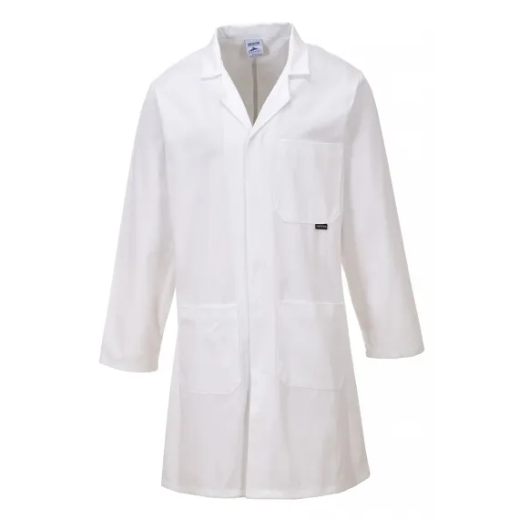 C851 - Standard köpeny - fehér - XXL, Szín: fehér, Méret: XXL