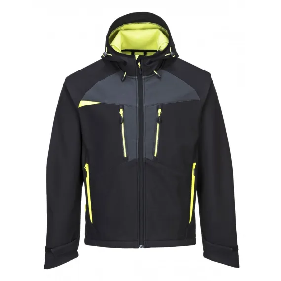 DX474 - Portwest DX4 Softshell kabát - fekete - XXL, Szín: fekete, Méret: XXL