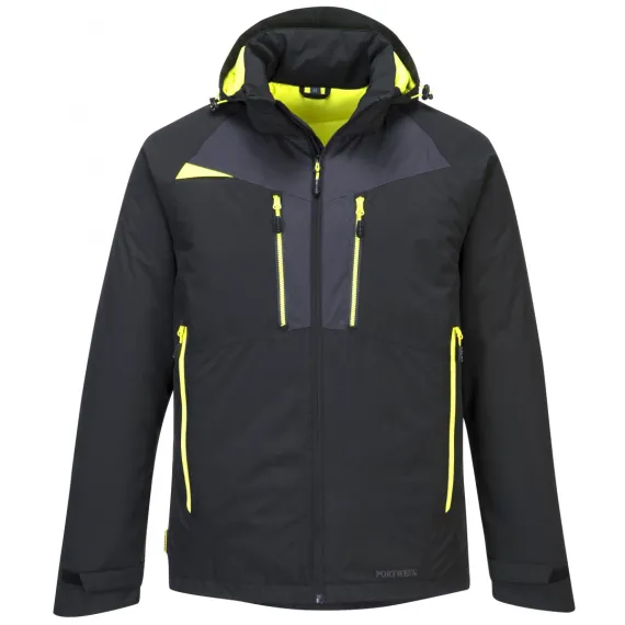 DX460 - Portwest DX4 Télikabát - fekete - XXL, Szín: fekete, Méret: XXL