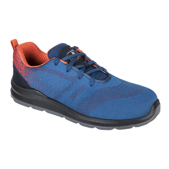 FT25 - Steelite Aire Trainer S1P - kék/narancs - 45, Szín: kék/narancs, Méret: 45