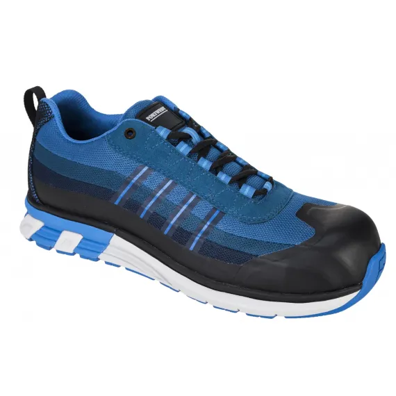 FT16 - OlymFlex London S1P Trainer védőcipő - kék/fekete - 39, Szín: kék/fekete, Méret: 39
