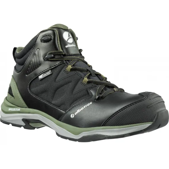 Albatros Ultratrail Olive CTX Mid S3 ESD HRO SRC - oliva zöld - 40, Szín: oliva zöld, Méret: 40