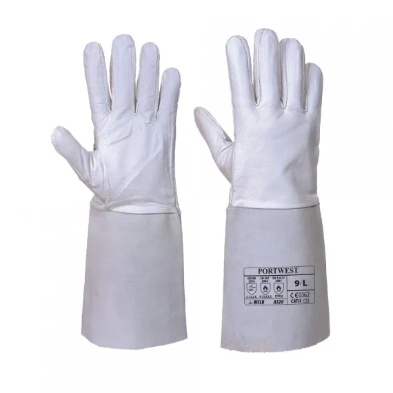 A520 - Prémium AWI hegesztőkesztyű - szürke - 10/XL, Szín: szürke, Méret: 10/XL