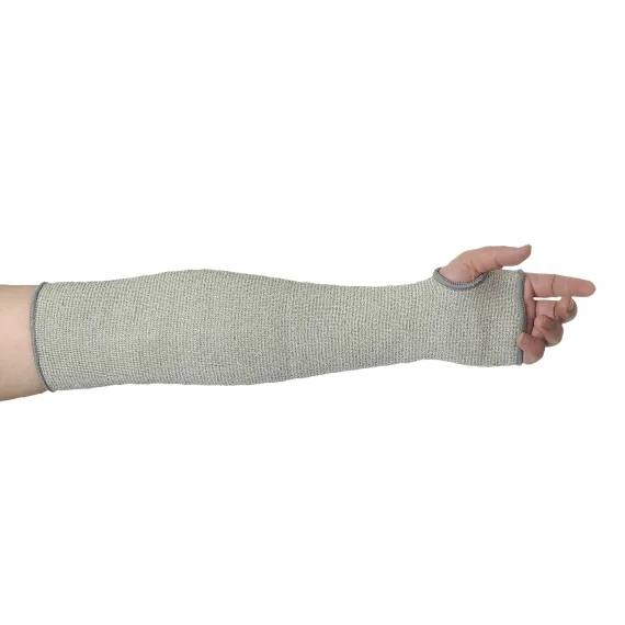 A690 - Vágásbiztos alkarvédő, 45 cm - szürke - 45cm, Szín: szürke, Méret: 45cm