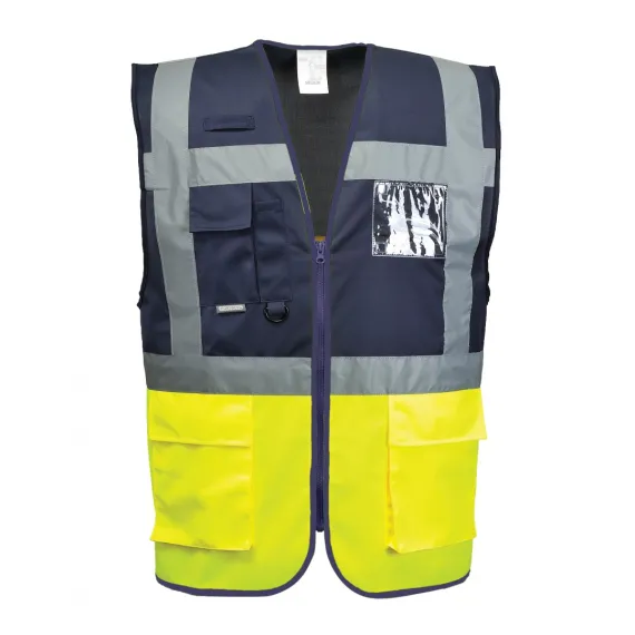 C276 - Paris Executive mellény - sárga - XXL, Szín: sárga, Méret: XXL