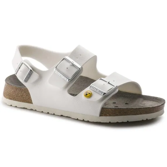 Birkenstock Milano Prof. uni ESD fehér szandál - 43