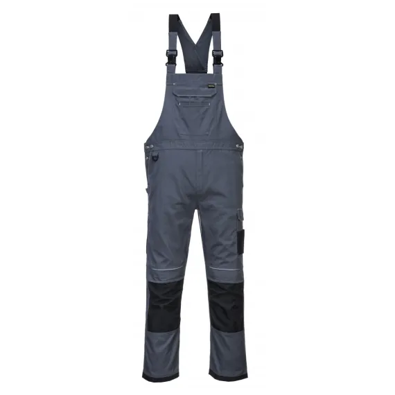 PW346 - PW3 Work kantáros nadrág - szürke/fekete - 3XL, Szín: szürke/fekete, Méret: 3XL