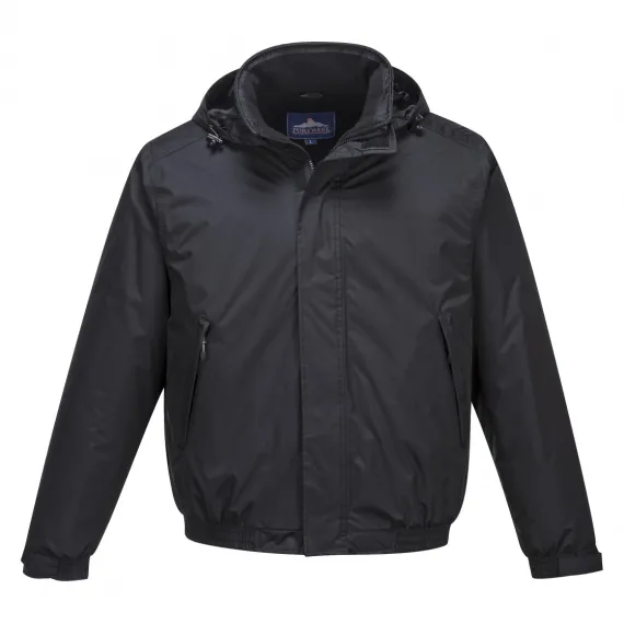 S503 - Crux bélelt bomber dzseki - fekete - 3XL, Szín: fekete, Méret: 3XL