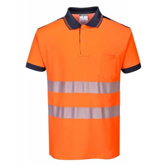 T180 - Jól láthatósági Vision pólóing - narancs - 3XL, Szín: narancs, Méret: 3XL