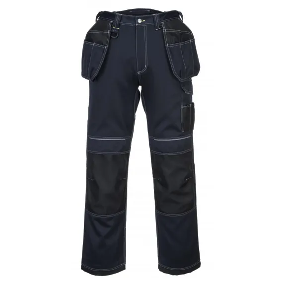 T602 - Urban Work Holster nadrág - tengerészkék/fekete - 34/M, Szín: tengerészkék/fekete, Méret: 34/M