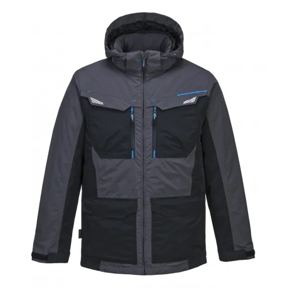 T740 - WX3 téli kabát - metál szürke - 3XL, Szín: metál szürke, Méret: 3XL