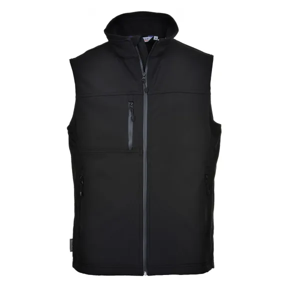 TK51 - Softshell mellény - fekete - XL, Szín: fekete, Méret: XL