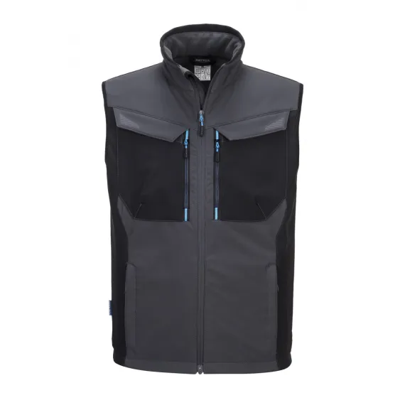 T751 - WX3 Softshell mellény - mole szürke - S, Szín: mole szürke, Méret: S
