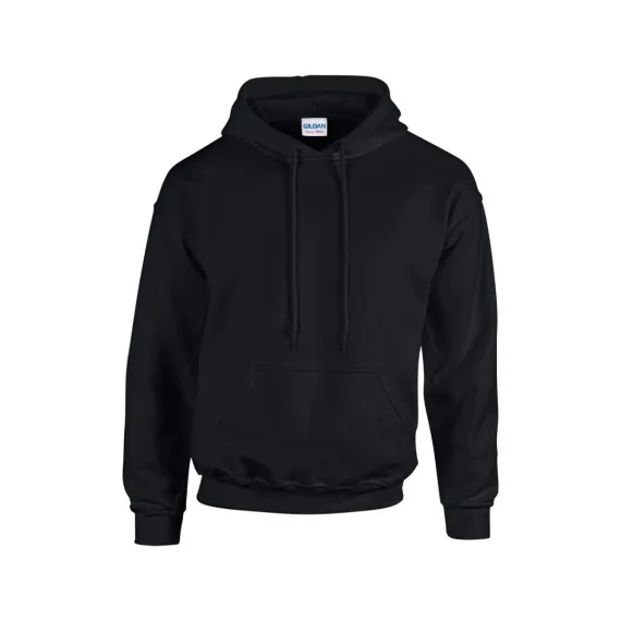Gildan Heavy Blend kapucnis pulóver - fekete - XXL, Szín: fekete, Méret: XXL