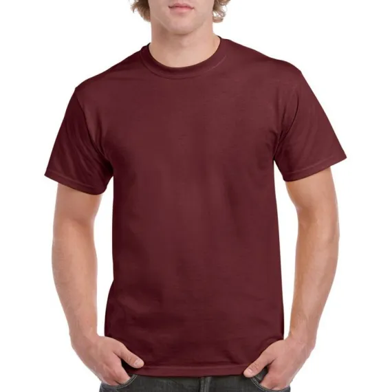 Gildan Heavy Cotton póló - gesztenyebarna - L, Szín: gesztenyebarna, Méret: L