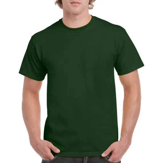 Gildan Heavy Cotton póló - erdőzöld - 4XL, Szín: erdőzöld, Méret: 4XL