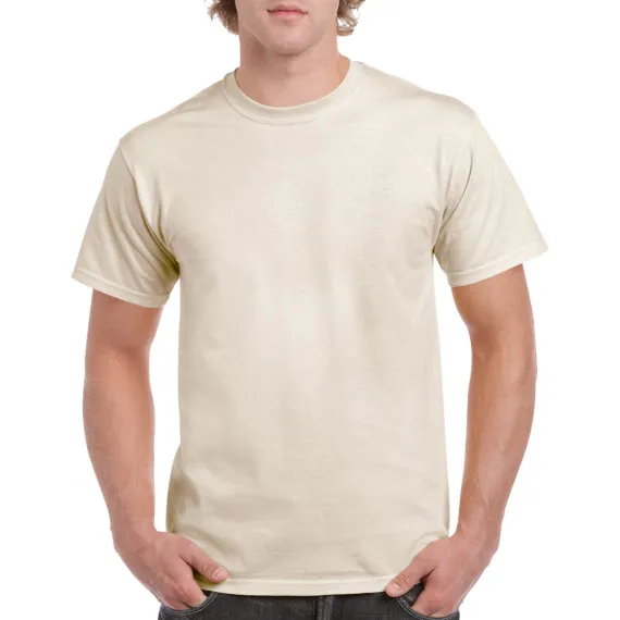 Gildan Heavy Cotton póló - Natural - S, Szín: Natural, Méret: S