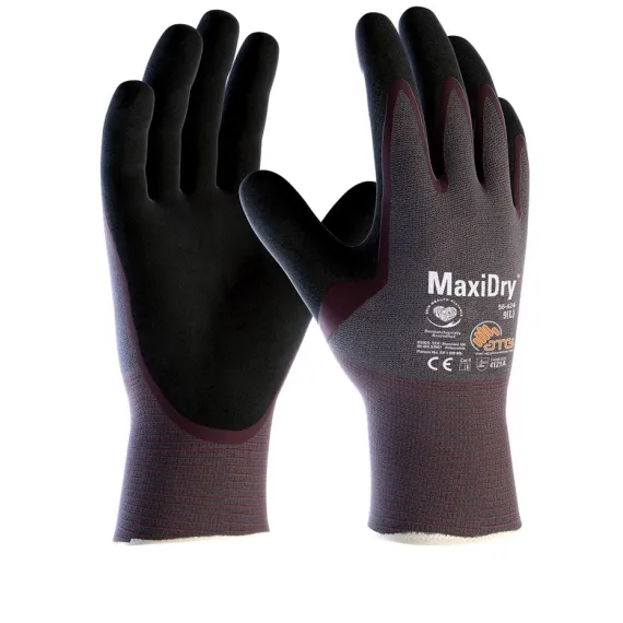 ATG Maxidry GP Mártott Kesztyű 56-424 - fekete - 7/S, Szín: fekete, Méret: 7/S