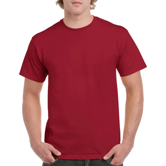 Gildan Heavy Cotton póló - Cardinal Red - S, Szín: Cardinal Red, Méret: S