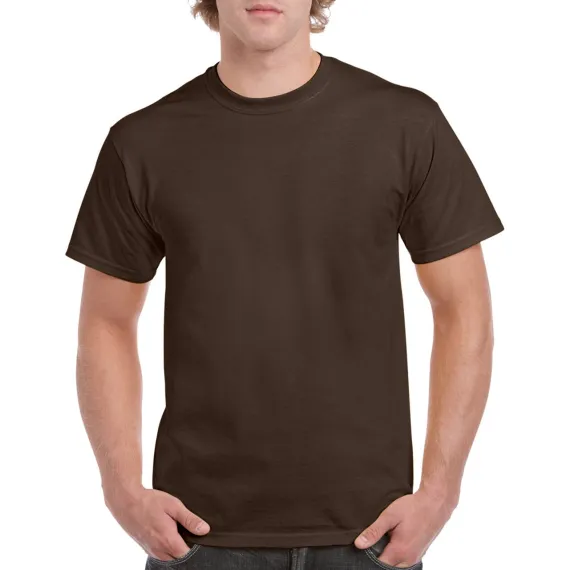 Gildan Heavy Cotton póló - Dark Chocolate - XL, Szín: Dark Chocolate, Méret: XL
