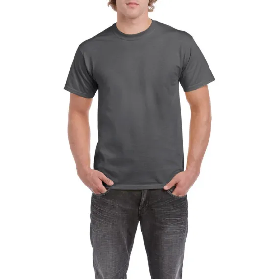 Gildan Heavy Cotton póló - Dark Heather - L, Szín: Dark Heather, Méret: L