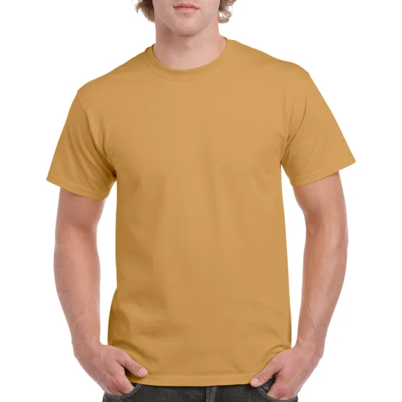 Gildan Heavy Cotton póló - Old Gold - S, Szín: Old Gold, Méret: S