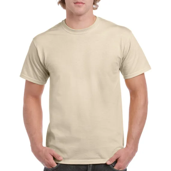 Gildan Heavy Cotton póló - Sand - L, Szín: Sand, Méret: L
