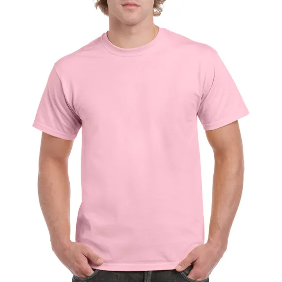 Gildan Heavy Cotton póló - Light Pink - L, Szín: Light Pink, Méret: L