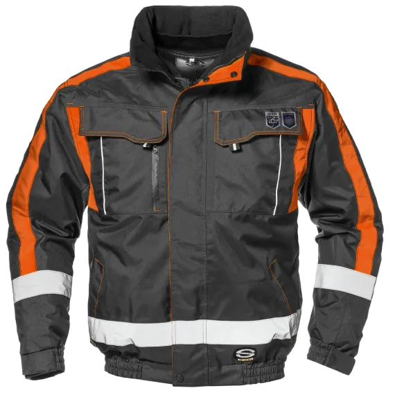 Contender 4in1 téli kabát - szürke/narancs - XXL, Szín: szürke/narancs, Méret: XXL