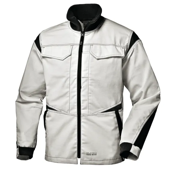 Industrial munkakabát Ripstop - fehér - XL, Szín: fehér, Méret: XL