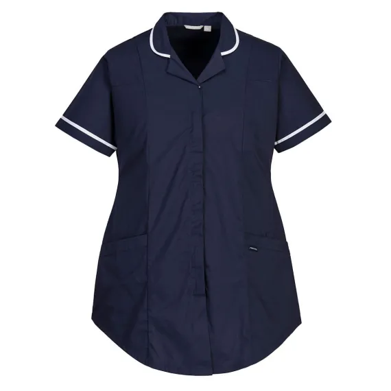 LW18 - Stretch Maternity tunika - tengerészkék - 3XL, Szín: tengerészkék, Méret: 3XL