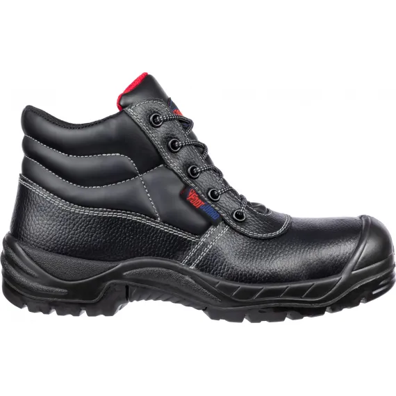 Footguard Compact Mid S3 SRC munkavédelmi bakancs - fekete - 43, Szín: fekete, Méret: 43