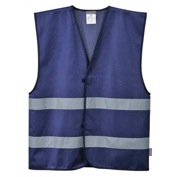F474 - Jól láthatósági mellény - tengerészkék - XXL/3XL, Szín: tengerészkék, Méret: XXL/3XL