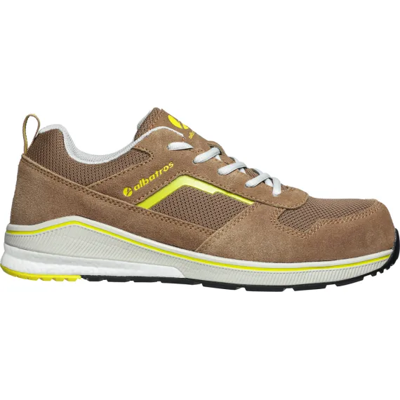 Albatros Court Sand Low S1P ESD HRO SRC munkavédelmi cipő - homok - 43, Szín: homok, Méret: 43