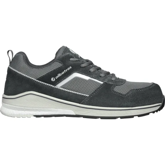 Albatros Court Grey Low S1P ESD HRO SRC munkavédelmi cipő - szürke - 43, Szín: szürke, Méret: 43