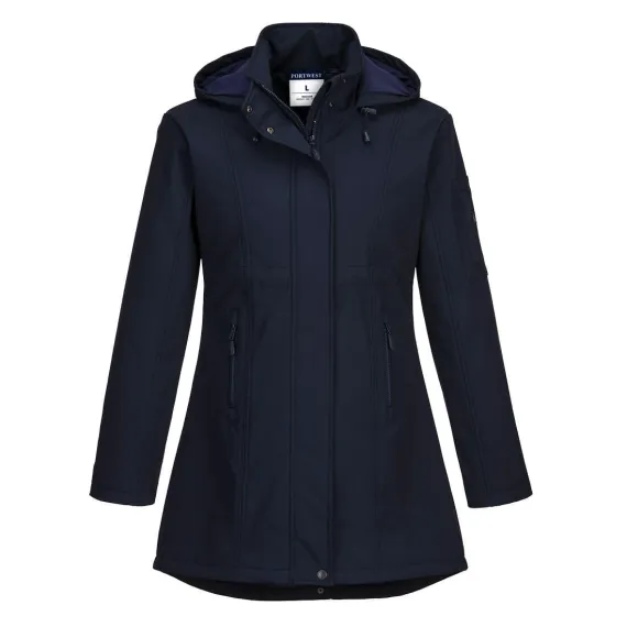 TK42 - Carla Softshell kabát - tengerészkék - XS, Szín: tengerészkék, Méret: XS
