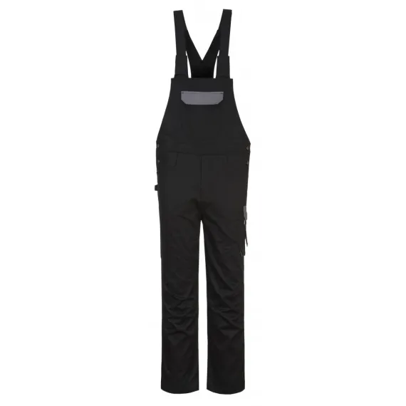 PW243 - PW2 kantáros nadrág - fekete/szürke - 3XL, Szín: fekete/szürke, Méret: 3XL