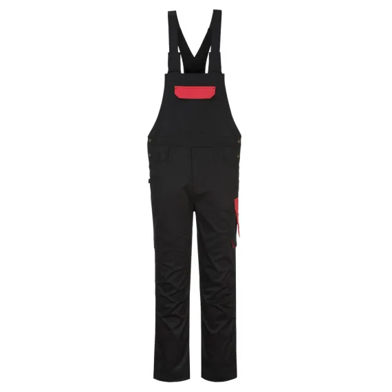PW243 - PW2 kantáros nadrág - fekete/piros - XXL, Szín: fekete/piros, Méret: XXL