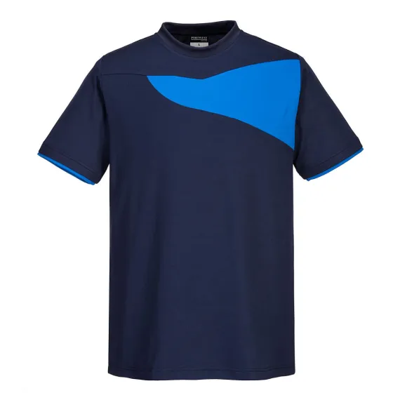 PW211 - PW2 Póló S/S - tengerészkék/királykék - L, Szín: tengerészkék/királykék, Méret: L